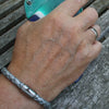 WAVEPIRATE Lederarmband SYLT F Silber mit Edelstahlmagnetverschluss